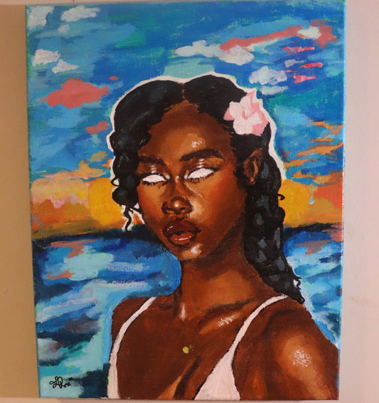 Island Girl Painting (11x14)